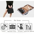 thumbnail image 5 of Travel Makeup Case - Double Layer Cosmetic Bags -Two Storage Your cosmetics- Multifunction Portable Train Makeup Case for Womens (Black), 5 of 5