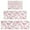 Pioneer Flower Floral-1, variant on Pioneer Flower Floral Print Pattern Kitchen Rugs Sets Of 3,Kitchen Runner Rugs Non Skid Washable,Decorative Kitchen Floor Mats for Kitchen,Sink,Laundry,17"x30" 17"x47" 17"x59"