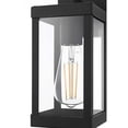 thumbnail image 5 of Elegant Lighting Peter 4" Outdoor Wall Sconce in Black, 5 of 8