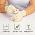 thumbnail image 6 of FifthPulse Medical Examination Latex Gloves - Extra Thick 4.5 Mil, Powder Free Disposable Gloves - 50 Count - Small - Natural, 6 of 8