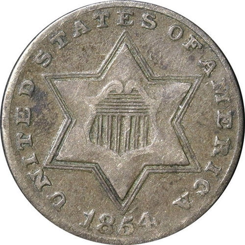 1851-1873 Three Cent Silver - The Only "Trime"