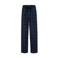 thumbnail image 4 of GLOBAL Men's Cotton Yarn Pajamas Pants- Plaid Pajama Pants for Men with Pockets-Lounge & Sleep PJ Bottoms, 2-Pack, 4 of 4