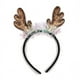thumbnail image 1 of Decoración navideña, adornos navideños, regalos navideños, diadema con cuernos de ciervo, diadema navideña dorada, accesorios decorativos, diadema navideña, 1 of 5