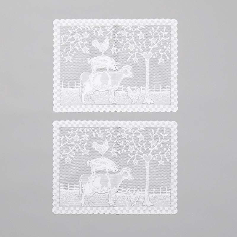 Farmhouse Country Home Placemats 14x20in Set of 2