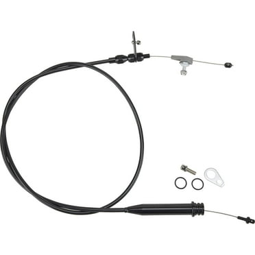 Transmission Kickdown Cable Kit, 4L60 Chevy/GM, BLK