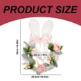 thumbnail image 3 of Artificial Flowers Easter Wreath Artificial Flowers Spring Grapevine Wreath For Easter Spring Home Front Door Decor, 3 of 4