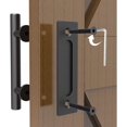 thumbnail image 3 of Poignée de Porte de Grange, Poignée de Porte Coulissante, Poignée de Porte de Grange Robuste, Poignée de Tirage pour Garage, Poignée de Porte Coulissante, pour Poudre, 3 of 4
