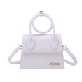 thumbnail image 1 of French Niche Design Jacquemus Shoulder Messenger Handbag Women's Square Bag, 1 of 9