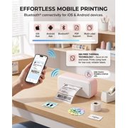 Phomemo 243BT Bluetooth Thermal Shipping Label Printer, 4x6 Wireless Label Printer for Shipping Packages, Compatible Android, iOS, MacOS, and Windows, Widely Used for Amazon, Ebay, Shopify, Ets, USPS