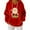 Red 02, variant on Flannel Hoodies Womens Christmas Outfits Funny Santa Claus Sweatshirt Soft Velvet Hooded Pullover Sweater Tops (XL, Red 10)