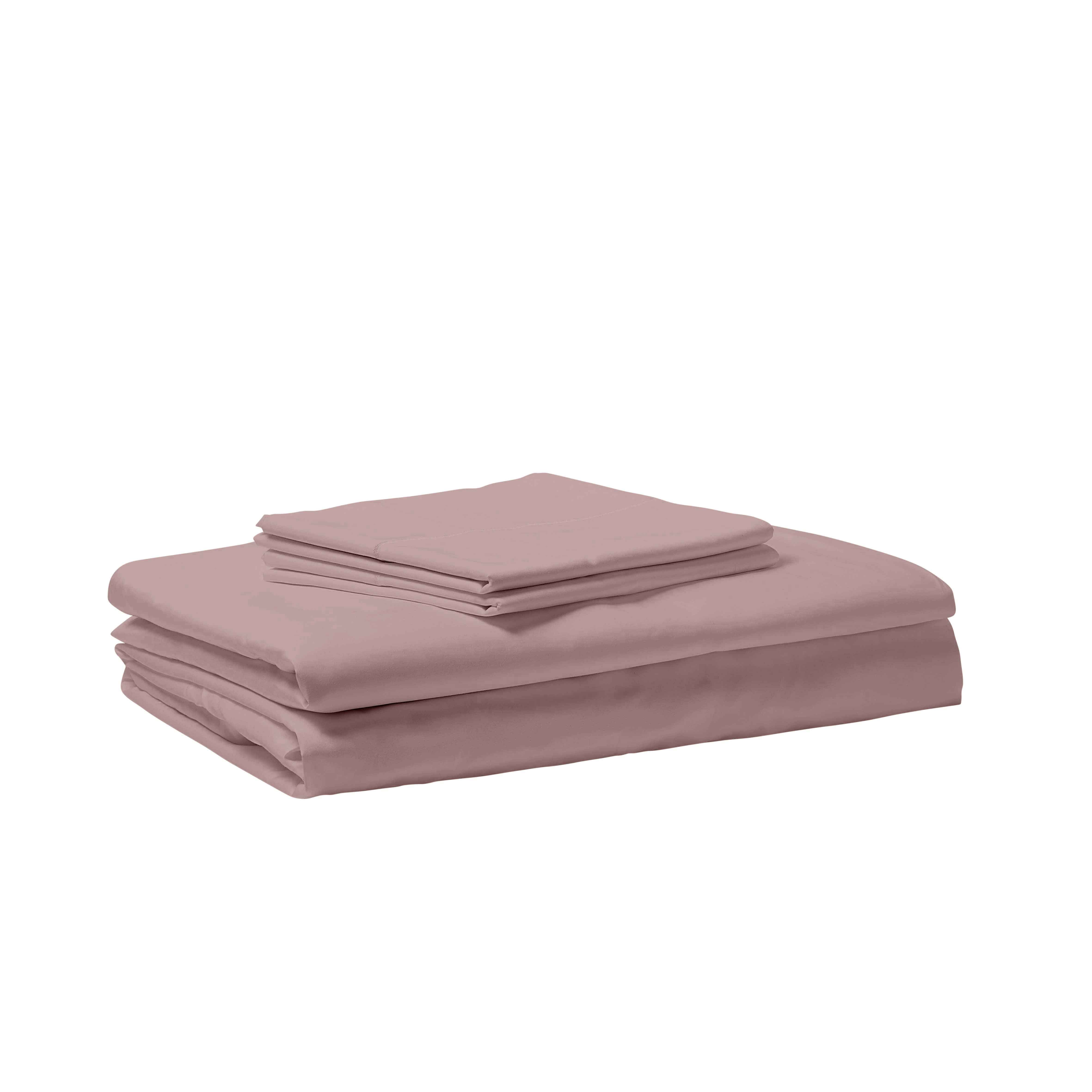Hotel Style 600 Thread Count 100% Luxury Cotton Sheet Set, Queen, Lavender Elegance