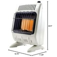 thumbnail image 2 of Mr. Heater 10,000 BTU Propane Vent Free Radiant Heat Indoor Wall Heater, 2 of 9