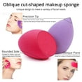 thumbnail image 2 of 3/5 PCS Makeup Sponge Set Makeup Puff Beauty Foundation Blend Sponge Multicolor Beauty Makeup Egg Basic Mixing Sponge Random Color Rose red light blue pink green milk tea color, 2 of 6