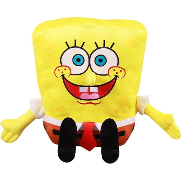 PELUCHERIA - Bob Esponja de Peluche Original Oficial Clasico (Bob Esponja 43 cm, 1, Unidad)