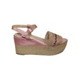 thumbnail image 2 of SANDALIAS PLATAFORMA LEON MUJER ROSA TEXTIL 07610 LEON  07610p, 2 of 3