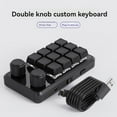 thumbnail image 3 of Programación Macro Custom Wired Teclado RGB 12 Tecla Copiar Pegar Botón Mini Gaming Teclado Hotswap Macropad, 3 of 5
