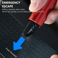 thumbnail image 6 of 2Pcs Car Safety Hammer Emergency Escape Tool Window Breaker & Seat Belt Cutter, 6 of 6