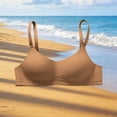 thumbnail image 4 of Qingpeng Womens Full Support Solid Bras Full Coverage Push Up Wireless Bras Comfy Seamless No Underwire Daily Bralette, 4 of 5