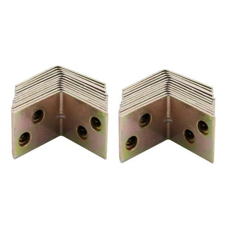 

Metal Shelf Support 24pcs Brass Tone