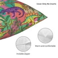 thumbnail image 3 of Honeii Colorful Dinosaur Print Throw Pillow, Square Decorative Pillow Forms Soft Fluffy Plump Pillow Decorative Pillow Inserts,Couch Pillows-22"x22", 3 of 7