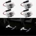 thumbnail image 1 of Tesla Model 3 Model Y Model S Model X Car Door Logo Projector Light, 4 Pcs/pack, 1 of 5