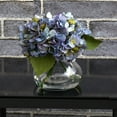 thumbnail image 4 of Nearly Natural Blooming Hydrangea Artificial Flowers with Vase, Blue, 4 of 5
