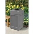 thumbnail image 4 of Commercial Zone 732103 Open-Top Square 42 Gallon Waste Trash Container, Gray, 4 of 4