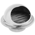 thumbnail image 1 of koolsoo Stainless Steel Thickened Round Wall Air Vent Ducting Louver Cover 70mm, 1 of 9