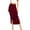Red, variant on Sngxgn Women High Waist Swing Midi Long Skirt(Navy,S)