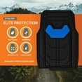 thumbnail image 5 of FH Group Universal Fit Bold Geometric Car Floor Mats with Trimmable Design  - Blue Full Set, 5 of 8