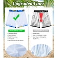 thumbnail image 4 of Aideaone Boys Swim Trunks with Mesh Liner Quick Dry Toddler Boy Swim Shorts Kids Bathing Suit with Boxer 4-12Y, 4 of 6