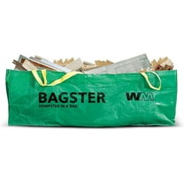Bagster 3CUYD Dumpster in a Bag Holds up to 3,300 lb, 3 Bag, Green