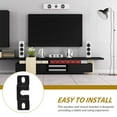 thumbnail image 3 of 1 par de soportes para barra de sonido, soporte de pared para barra de sonido, soporte para altavoz, 3 of 8