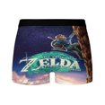 thumbnail image 4 of Calzoncillos tipo bóxer para hombre, ropa interior masculina, transpirable, con el tema de Zeldas Legendary Hot Game, 4 of 5