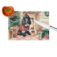 thumbnail image 5 of English Cocker Spaniel Cozy Christmas Glass Cutting Board Large 12 in x 15 in, 5 of 5