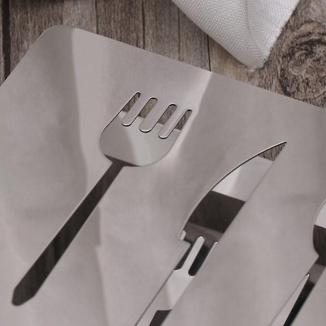 Servilletero de acero inoxidable con agujeros, organizador de servilletas, dispensador de pañuelos, caja de almacenamiento, decoración de mesa, fiesta en casa, Banban ShuxiuWang 8390613480415