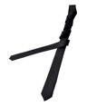 thumbnail image 2 of TOPTIE Mens Solid Color Skinny 2" Inch Necktie Tie-DeepRed, 2 of 8