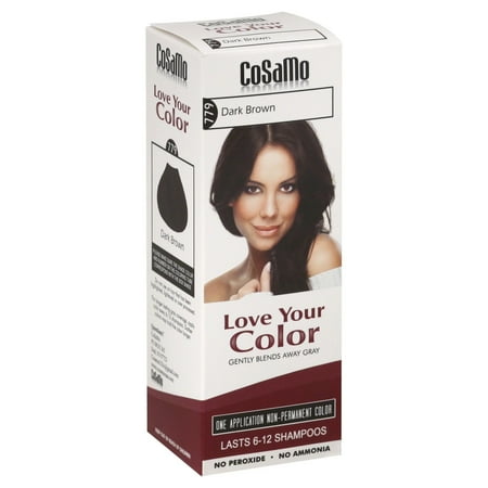 Cosamo Love Your Color Non Permanent Hair Color 779 Dark Brown 3 Oz Walmart Canada