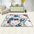 thumbnail image 7 of Hello Kitty Area Rugs, Large Carpet, Washable Rug Mat, Flannel Non-Slip Rugs For Bedroom Living Dining Dorm Room Entryway, Home Decor 72"X48", 7 of 7