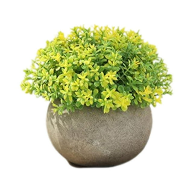 Decodeary ABS Plants For Home Degradable Realistic Appearance Skin-friendly Eco-Friendly Flowers JH3422 1Set