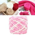 thumbnail image 2 of Mohdy 44 Pink and White Section - Add Wcy240513510 Chunky Wool Knitting Needle Yarn Ball Color Attribute Z,Chunky Yarn Acrylic Bulky Washable Hand Knitting Yarn for Diy Blanket Sweater, 2 of 8