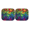 thumbnail image 7 of Disketp 2 Piece Pride Rainbow Pattern Windshield Sunshades,Folding Windshield Sun Shade For Car Suv Trucks Sedan,Blocks Uv Rays Sun Visor Protector-Large, 7 of 7