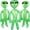 Green, variant on 3 Pcs Alien Inflates Inflatable Alien Jumbo Alien Blow up Toy for Party Decorations, Halloween, Birthday, Alien Theme Party