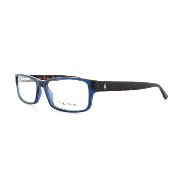 POLO Eyeglasses PH 2065 5276 Blue Transparent 54MM - Walmart.com ...