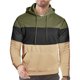 thumbnail image 1 of pstuiky camisa de manga larga para hombre, Sudadera con capucha de manga larga con bolsillo y diseño de patchwork liso informal para hombre camisetas de hombre m, 1 of 6