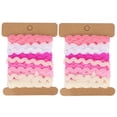 thumbnail image 3 of Diy   Color Ribbon 2Pcs Color Zigzag Ribbon DIY Hand Made Material Cloth Hair Accessories Sewing Decoration 8mm, 3 of 8