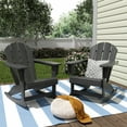 thumbnail image 2 of Polytrends  Laguna Hdpe All Weather Outdoor Patio Rocking Chair (Set of 2) Gray, 2 of 5