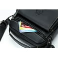 thumbnail image 3 of SCHLATUM Mens Leather Shoulder Bag, Small Leather Messenger Bag for Men, Man Bag Crossbody Mens Purse Handbag Casual Daypack, Black, 3 of 9