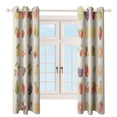 thumbnail image 3 of Various Fruits Window Curtains for Bedroom Colorful Printed Window Drapes Blackout Thermal Insulated Grommet Window Treatment 2 Panels Set, 3 of 5