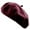 Burgundy, variant on Women's Beret Hat French Style Artist Cap Solid Color TZ Promise Wool Casual Classic